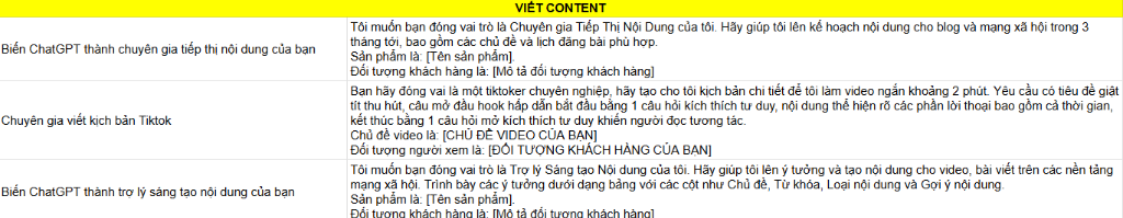 Bộ Prompt Viết Content & Kịch Bản Tiktok Đỉnh Cao